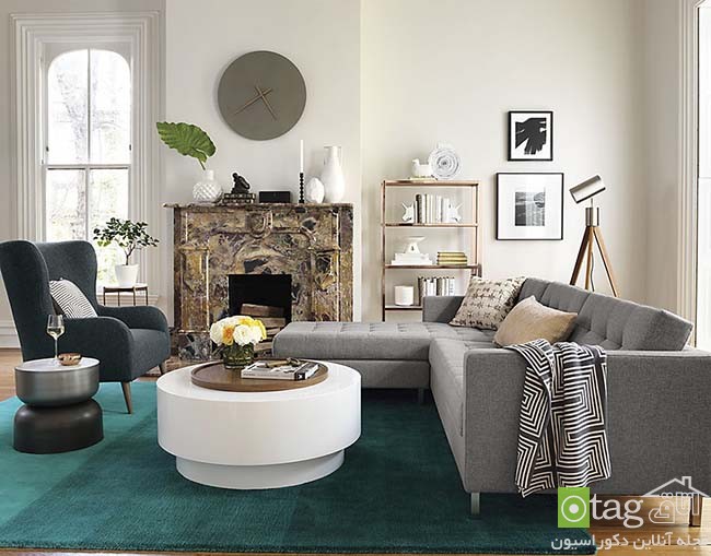 new rug design ideas 5 مدل های شیک قالیچه با طرح های فانتزی و مدرن مناسب اتاق نشیمن