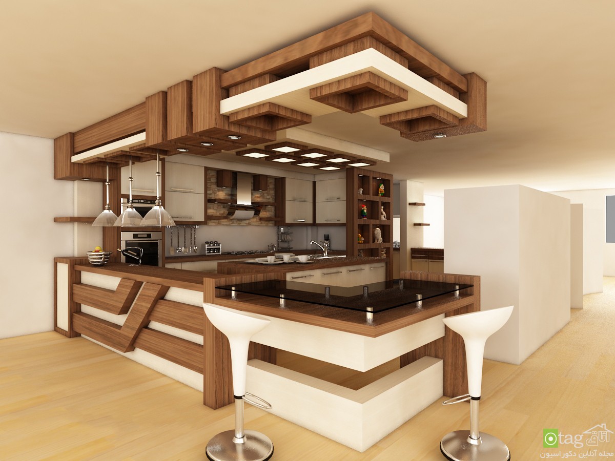 مدل اپن آشپزخانه در طرح های شیک و کاربردی مناسب منازل امروزی