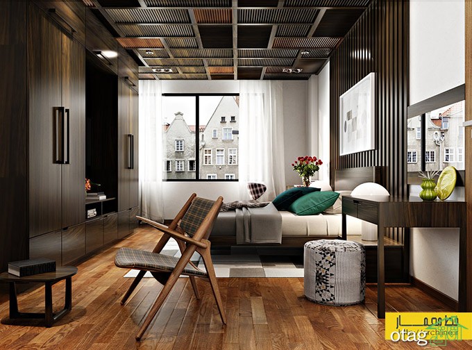 30 مدل تزیین دکوراسیون داخلی اتاق خواب با چوب و [اتاق چوبی لوکس]