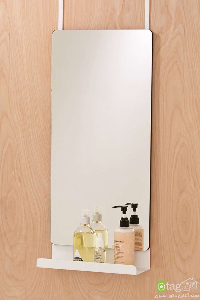 مدل آینه پشت دری مناسب اتاق خواب، حمام و سرویس بهداشتی