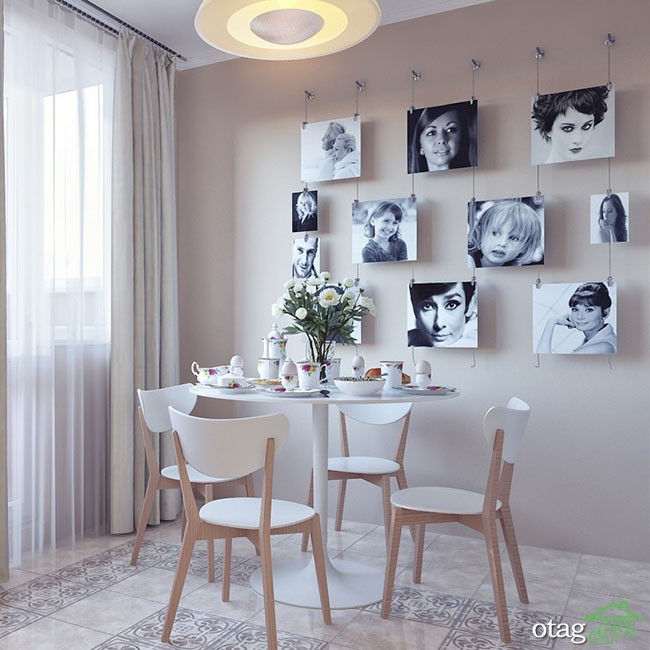 ایده های جدید برای تزیین دیوار اتاق با عکس های خاطره انگیز