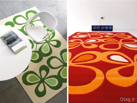 انواع مدل فرش فانتزی - طرح های فرش مدرن و قالی فانتزی