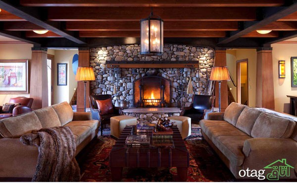 32 مدل جدید و شیک سنگ آنتیک در دکوراسیون داخلی منزل [در سال جدید]