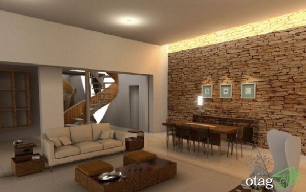 32 مدل جدید و شیک سنگ آنتیک در دکوراسیون داخلی منزل [در سال جدید]