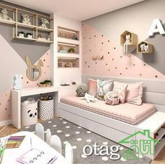 25 مدل شلف اتاق کودک [قفسه دیواری] خلاقانه برای اتاق های مدرن