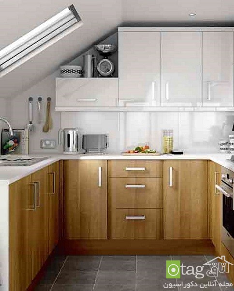 آشنایی با جدیدترین طرح ها و مدل های کابینت آشپزخانه کوچک
