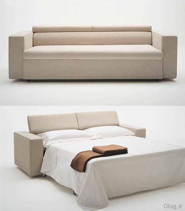 انواع طرح و مدل مبل تخت شو / تصاویر کاناپه تختخواب شو