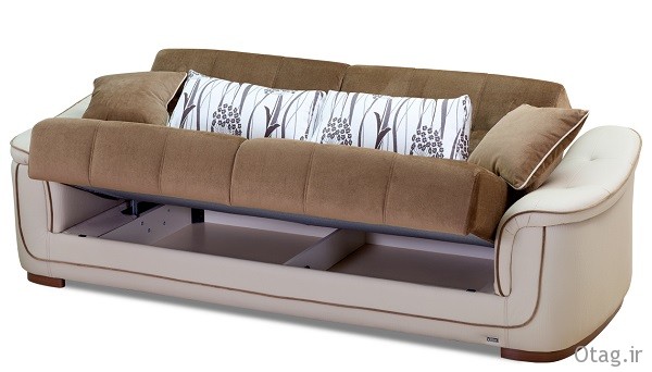 مدل های مختلف مبل تختخواب شو و کاناپه تخت تاشو زیبا و شیک