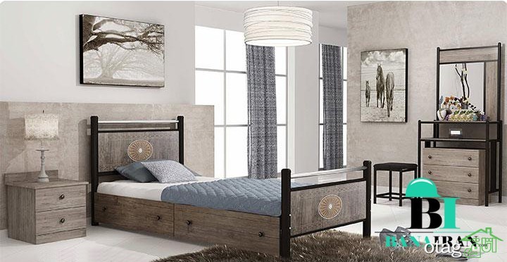 قیمت خرید 58 مدل تخت خواب یک نفره [سرویس خواب تک نفره] در سال 97