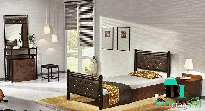 قیمت خرید 58 مدل تخت خواب یک نفره [سرویس خواب تک نفره] در سال 97