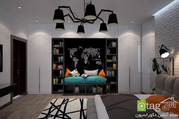 اتاق خواب مناسب نوجوانان پسر و دختر با طراحی سرشار از انرژی