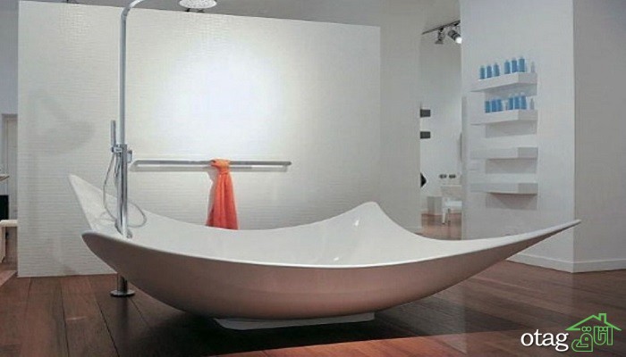 20 نمونه مدل وان حمام خیره کننده لوکس و زیبا و راهنمای خرید - وان جکوزی