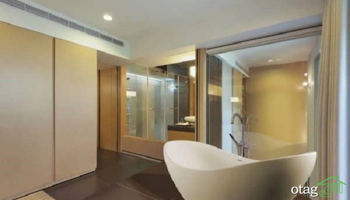 20 نمونه مدل وان حمام خیره کننده لوکس و زیبا و راهنمای خرید - وان جکوزی
