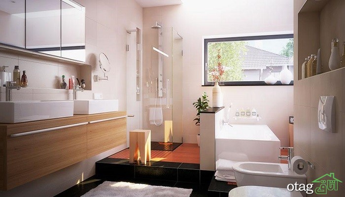 20 نمونه مدل وان حمام خیره کننده لوکس و زیبا و راهنمای خرید - وان جکوزی