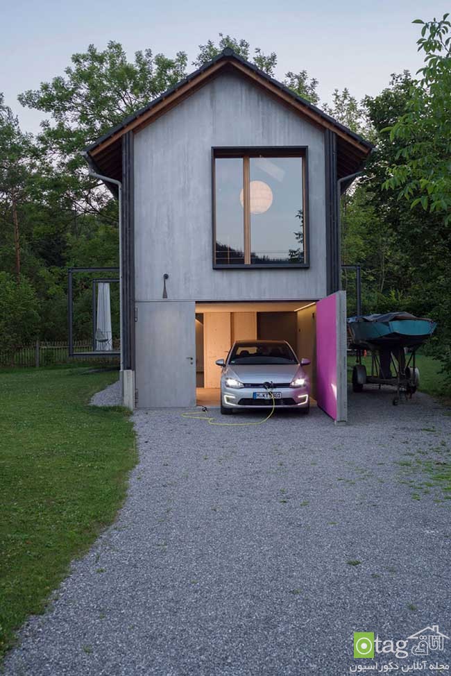 خانه ویلایی چوبی با طراحی بسیار شیک و استفاده بهینه از فضا