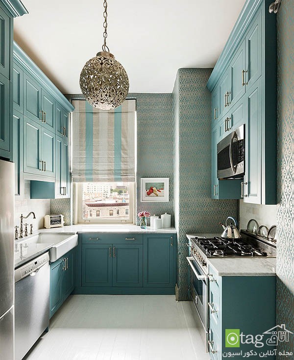 مدل های زیبای کاغذ دیواری آشپزخانه در طرح های کلاسیک و سنتی
