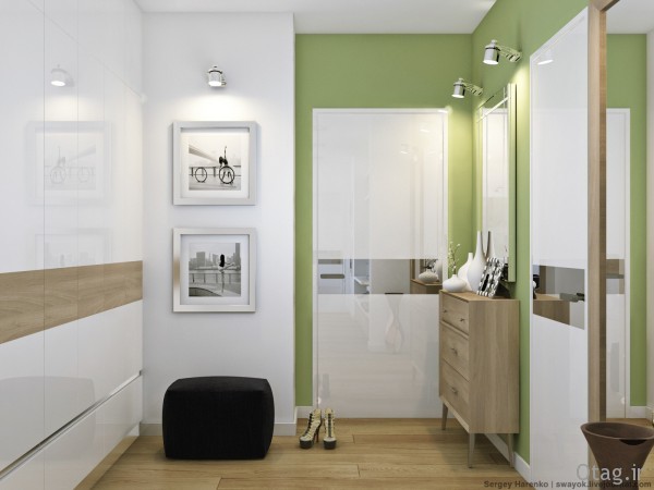 چیدمان با رنگ سفید در دکوراسیون و طراحی داخلی آپارتمان