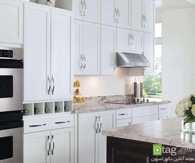 مدل کابینت سفید در دکوراسیون آشپزخانه های مدرن و امروزی