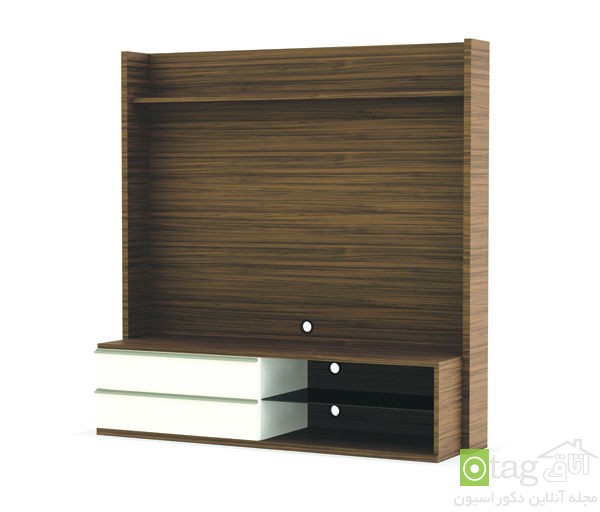 میز ال سی دی چوبی در اندازه های مختلف و طرح های زیبا