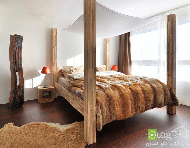 30 مدل تزیین دکوراسیون داخلی اتاق خواب با چوب و [اتاق چوبی لوکس]