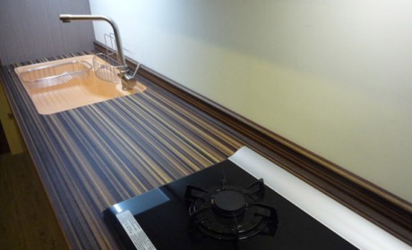 رویه کابینت ام دی اف و چوبی برای آشپزخانه های گرم و شیک