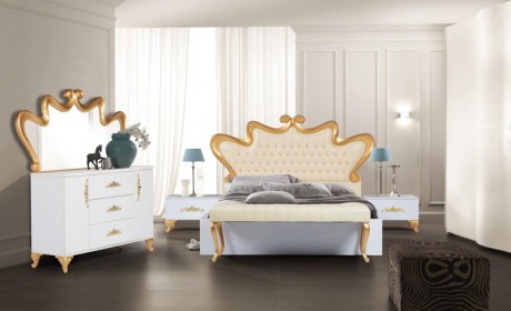 قیمت خرید 99 مدل سرویس خواب دو نفره جدید سال 98 - تخت خواب عروس